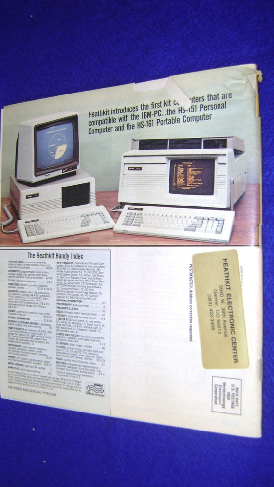 Nice Heathkit Catalog Spring 1984 #865R BIN $19.95 SHIPPED