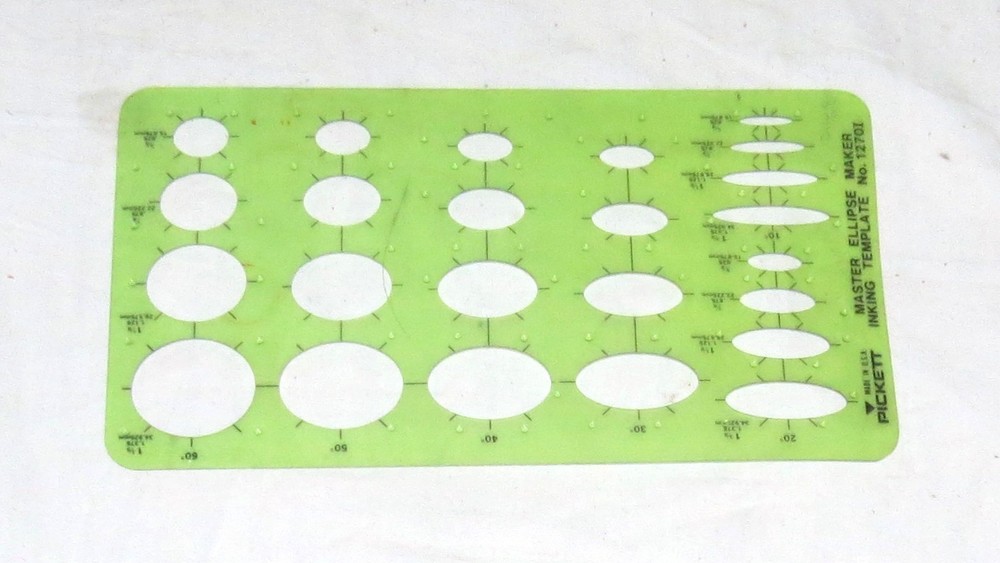 Pickett 1270I Master Ellipse Maker Inking Template