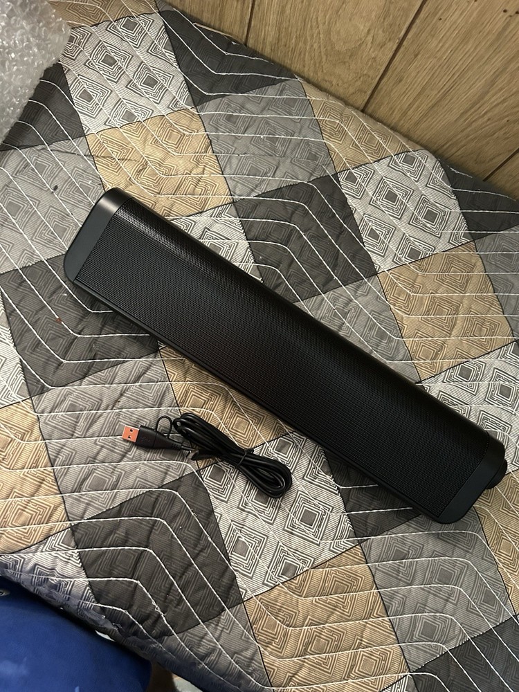 Computer Speakers for PC Desktop, 5 Dynamic RGB LED Light Modes, USB Wired Input