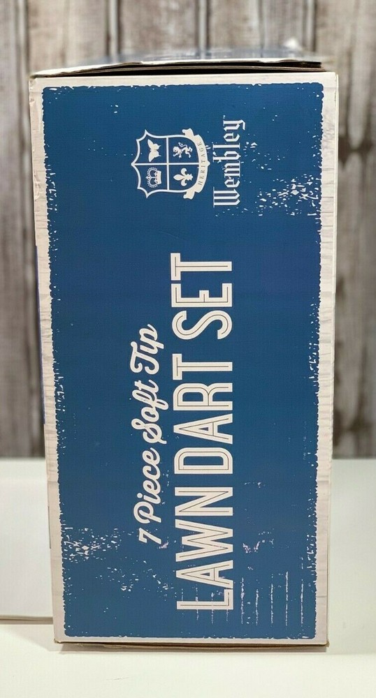 Wembley 7-piece Lawn Dart Set Soft Tip Open Box