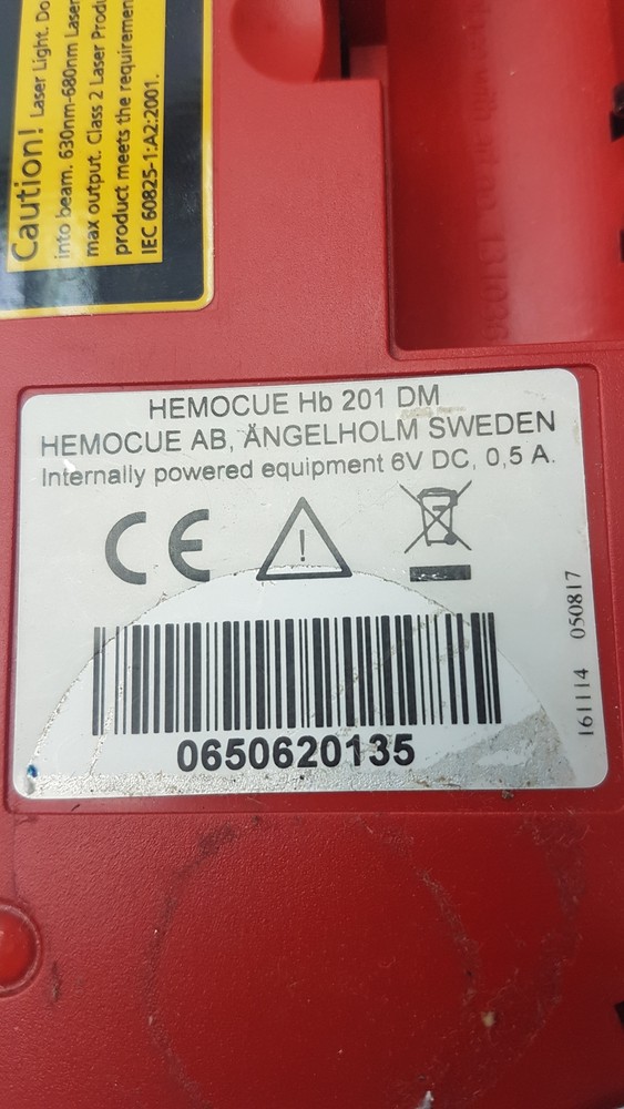 HemoCue Hb 201 DM Hemoglobin System Analyzer