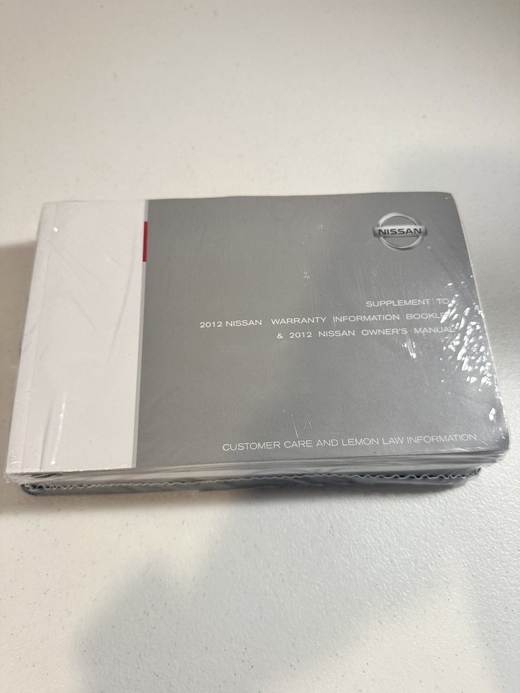 2012 Nissan Altima Owner's Manual Set