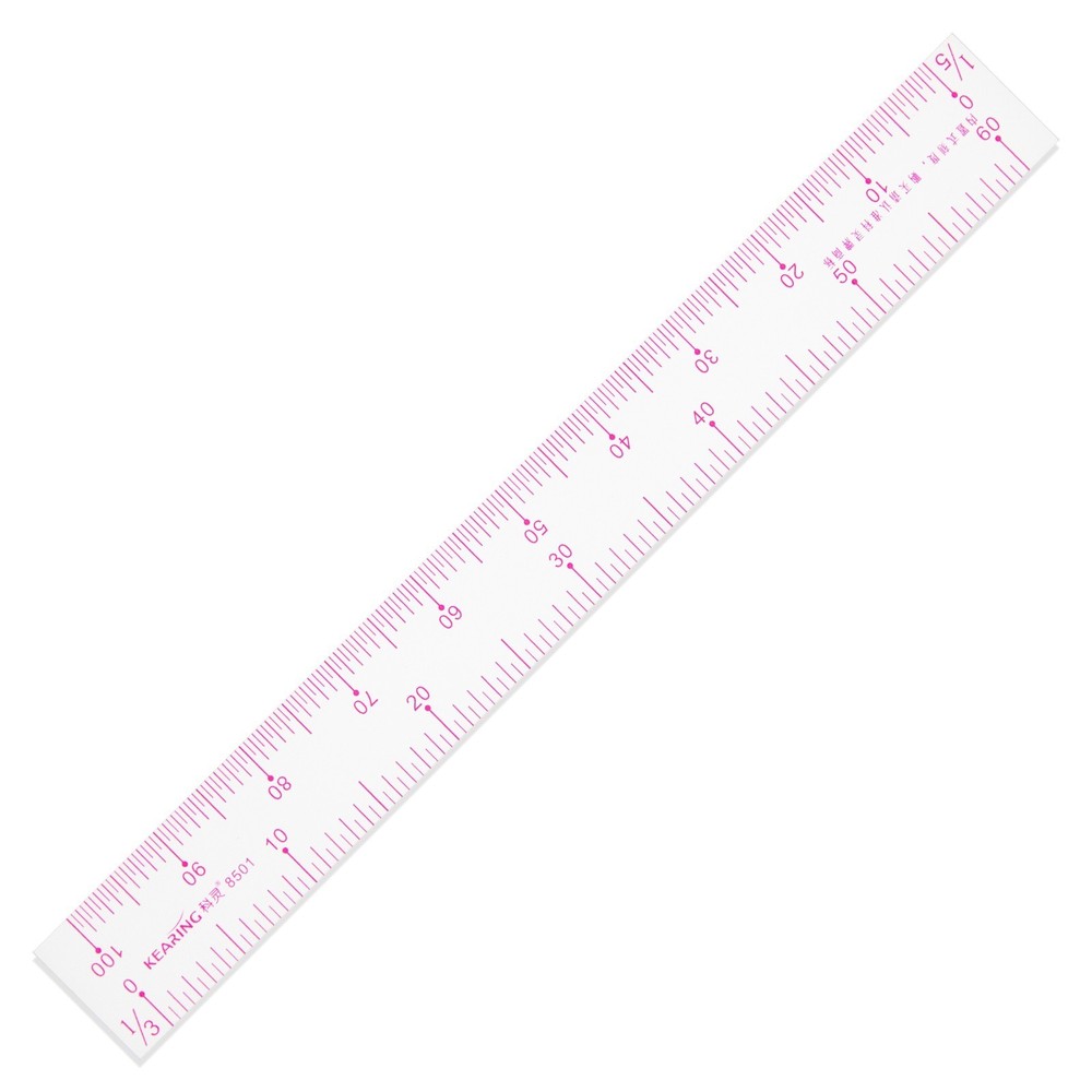 Plastic Scale Ruler 1.2mm Thick – Assorted Sizes - 8"
