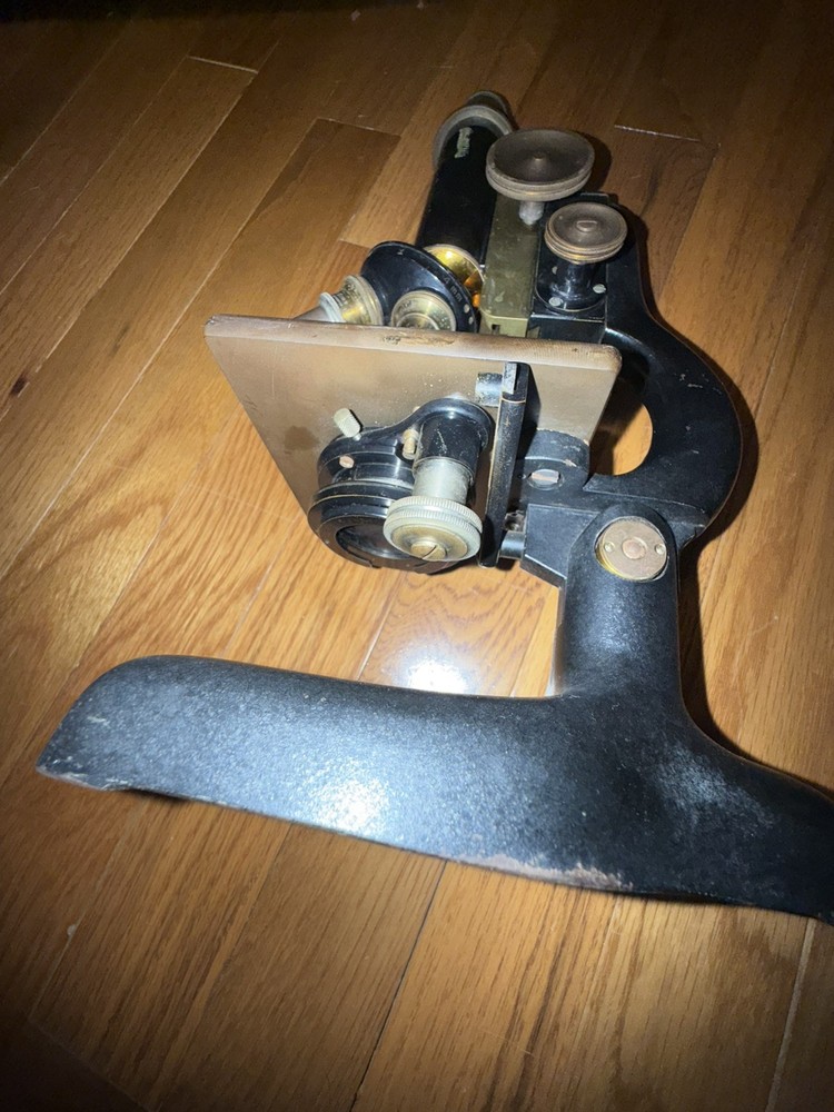 Vintage Bausch & Lomb Microscope with Brass Components