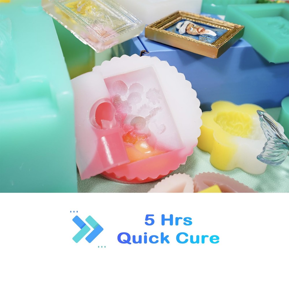 Silicone Mold Making Kit - Translucent 20A - Platinum Liquid Molds Making Sil...
