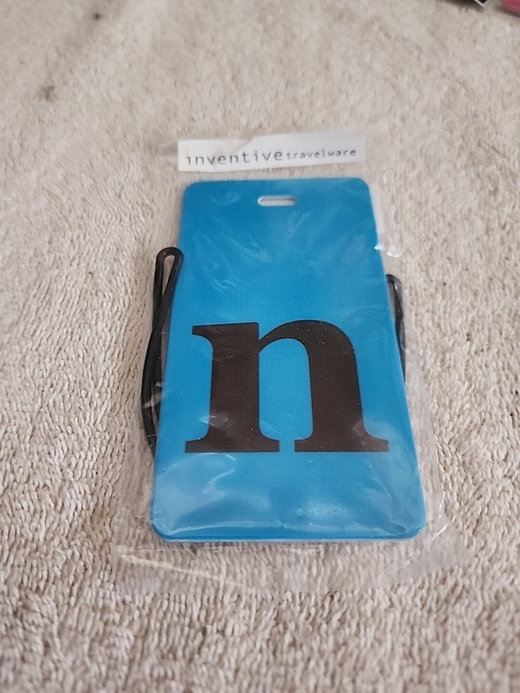 Inventive Travelware Blue Luggage Tag "  n " box 326