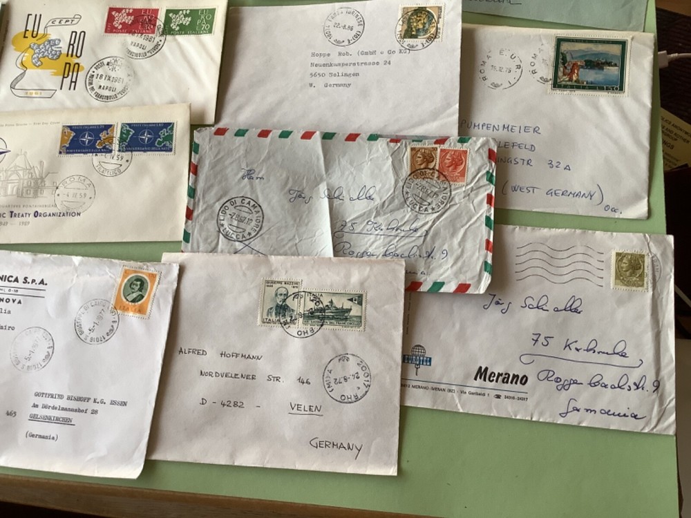 Italy collection postal covers 16 items Ref A2036