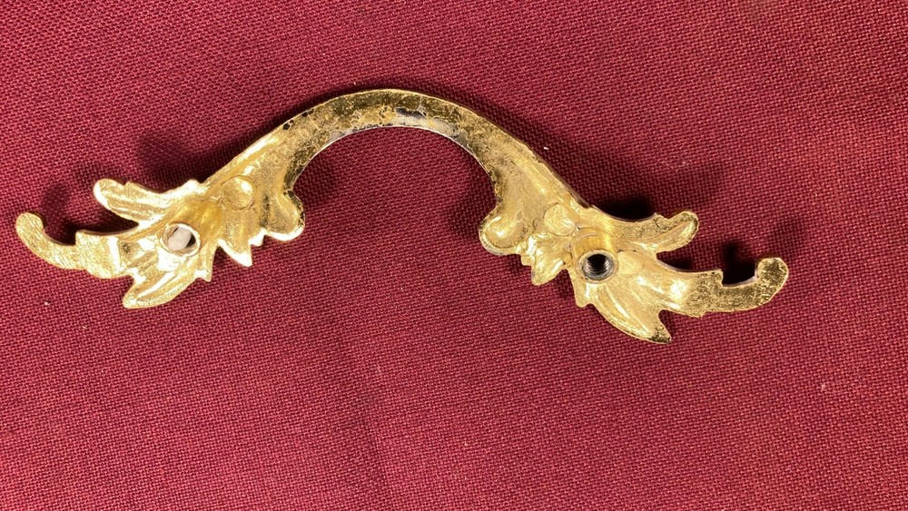 Vintage 60s 70s 80s Drawer Pull Handle Hardware Dresser Pull Keeler?