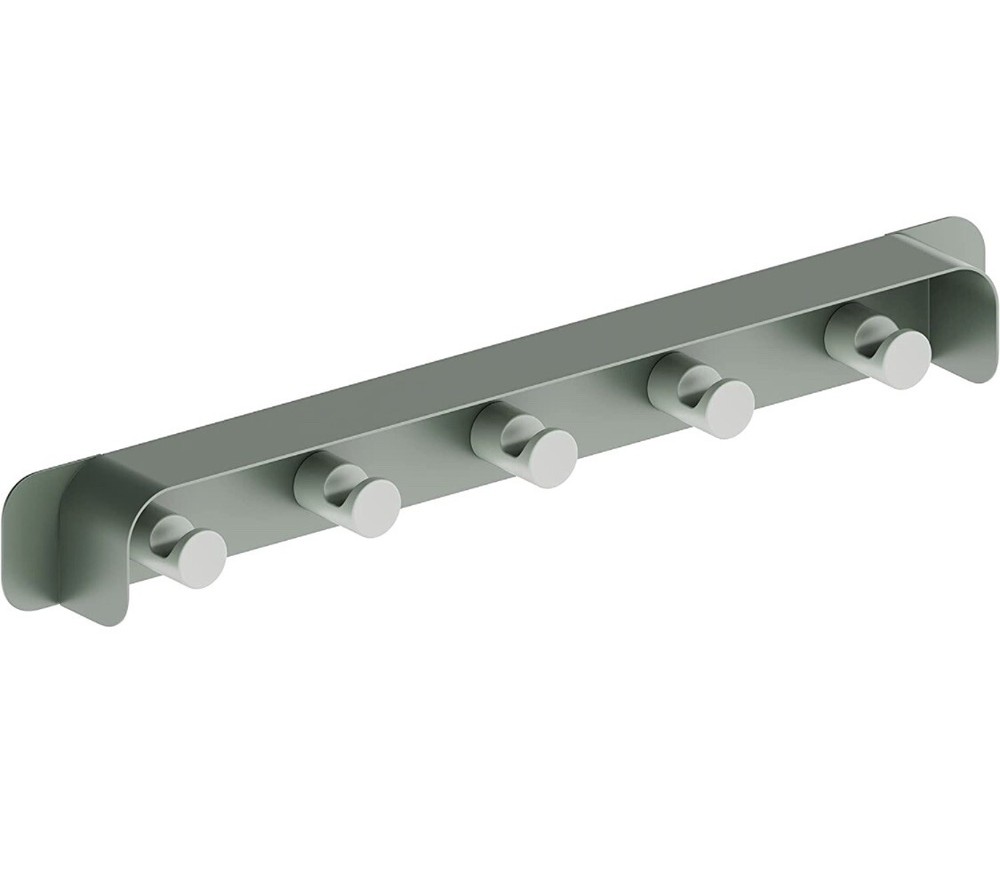 Coat Hook Rack with Ceramic-Like Coating, Decorative Wall