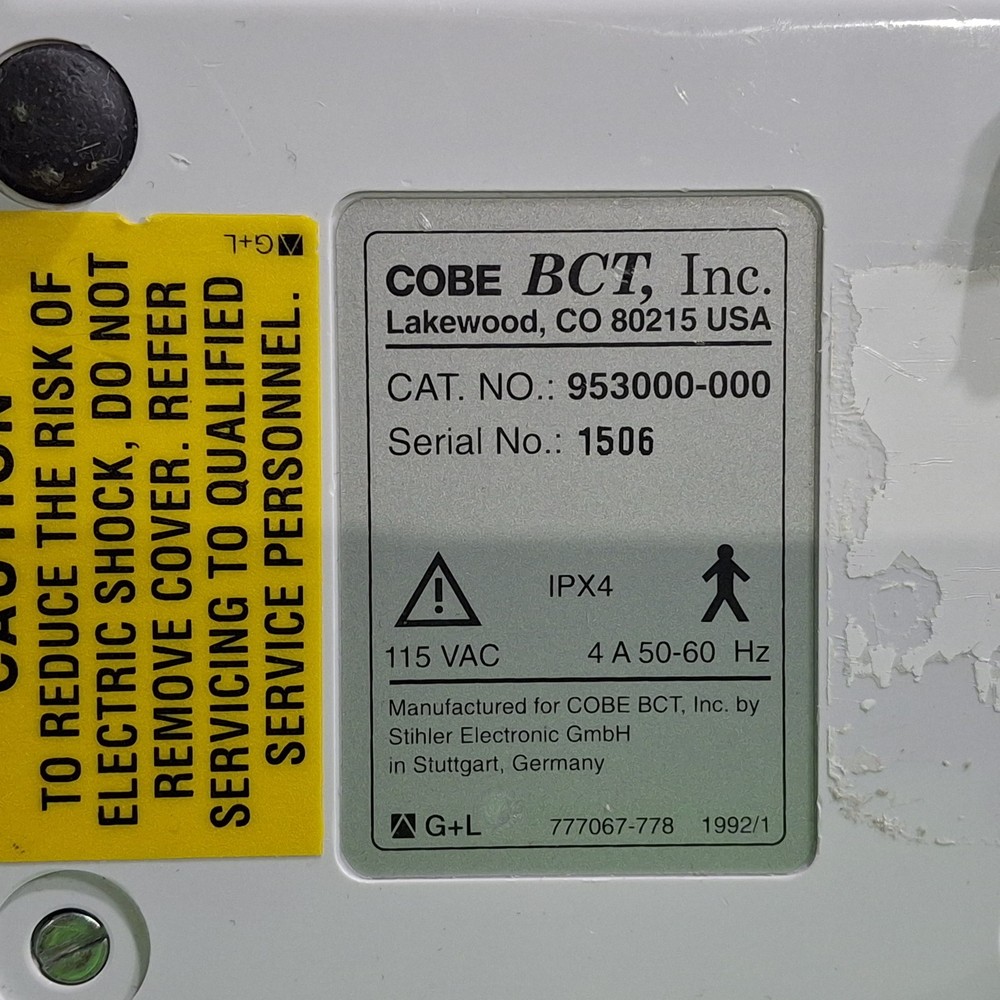 Cobe Spectratherm Blood Warmer