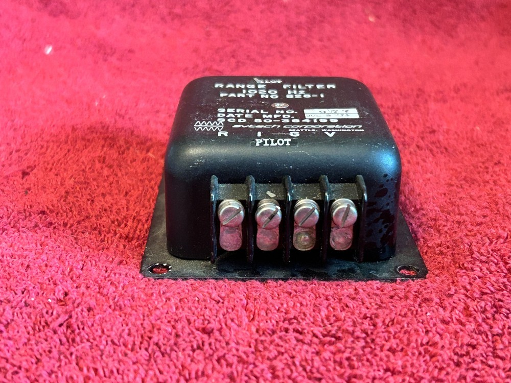 AVTECH CORP 1020 HZ RANGE FILTER P/N 828-1