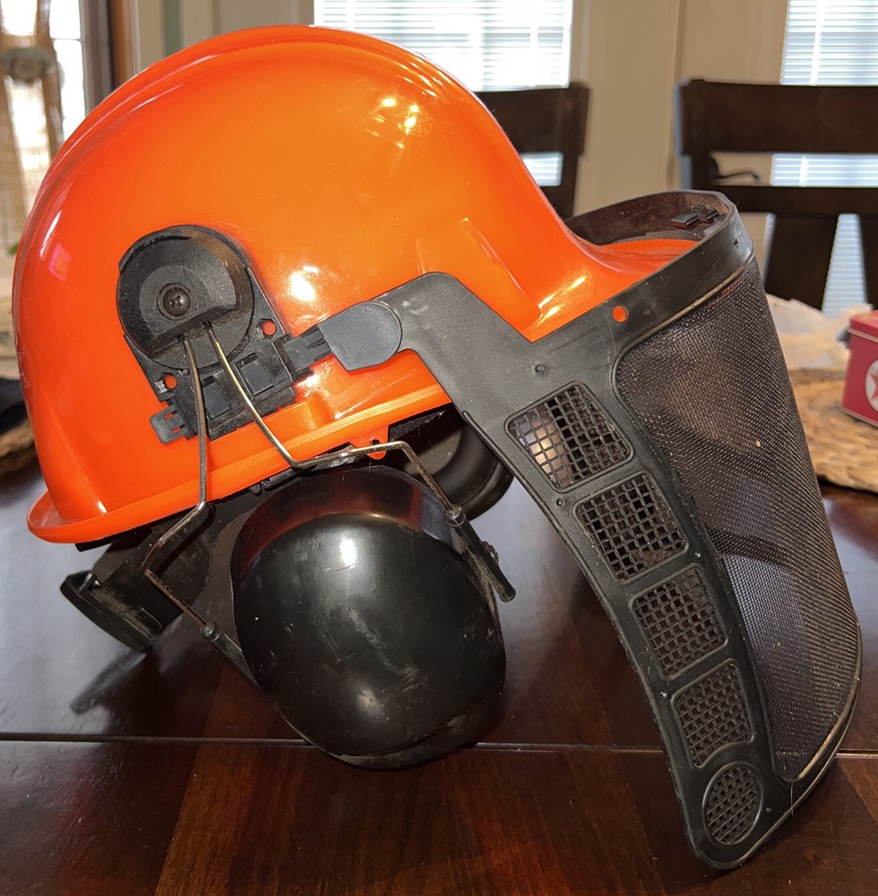 NEW!! Forester Hardhat with face shield and Ear Protection