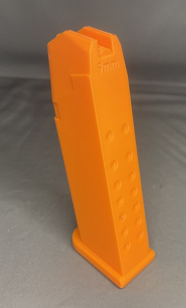 (2 pack) Glock 17 Dummy Magazine - Dry Fire training / practice magazine Orange