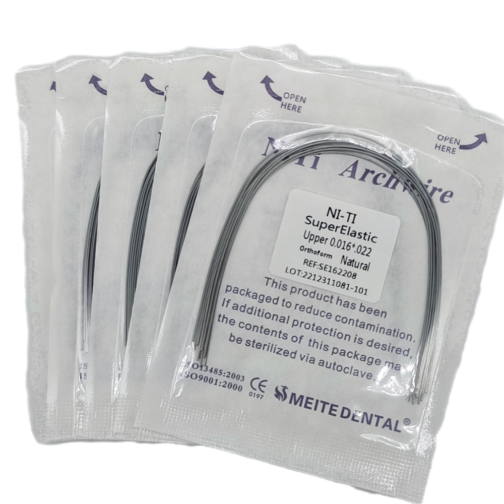 Dental Orthodontic Super Elastic Niti Nature Form Rectangular Arch Wires