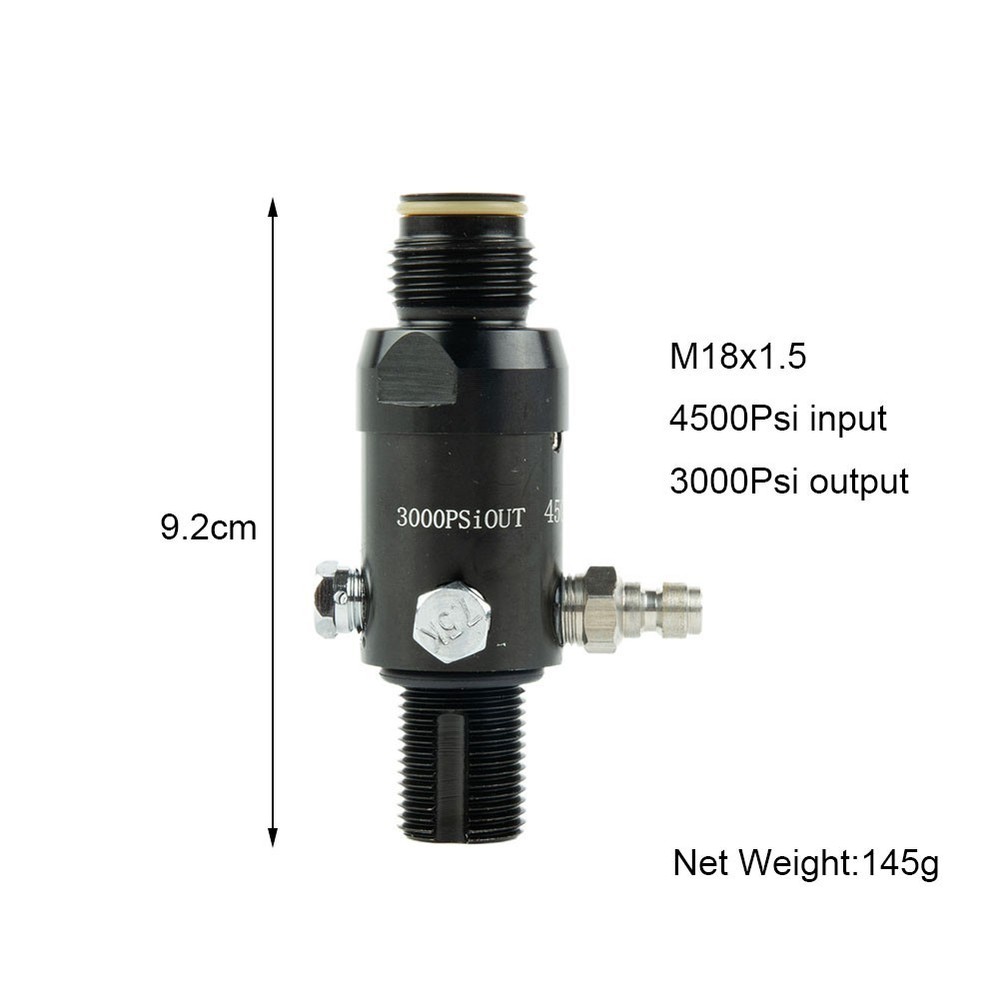 High Performance HPA Output 3000Psi Threaded Valve Regulator Built to Last