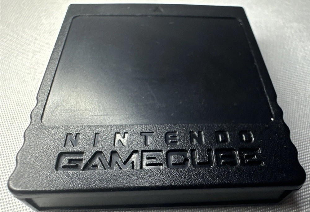 Nintendo GameCube Black Memory Card 251 Blocks (DOL-014) Genuine OEM Tested