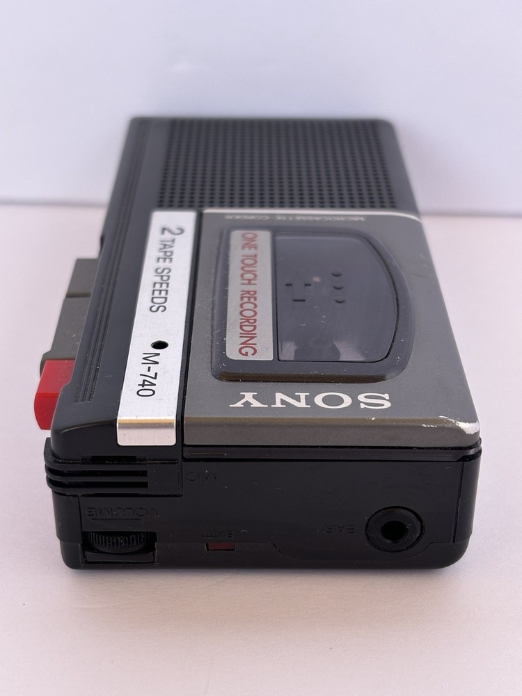 Sony M-740 Handheld Micro Cassette Voice Recorder
