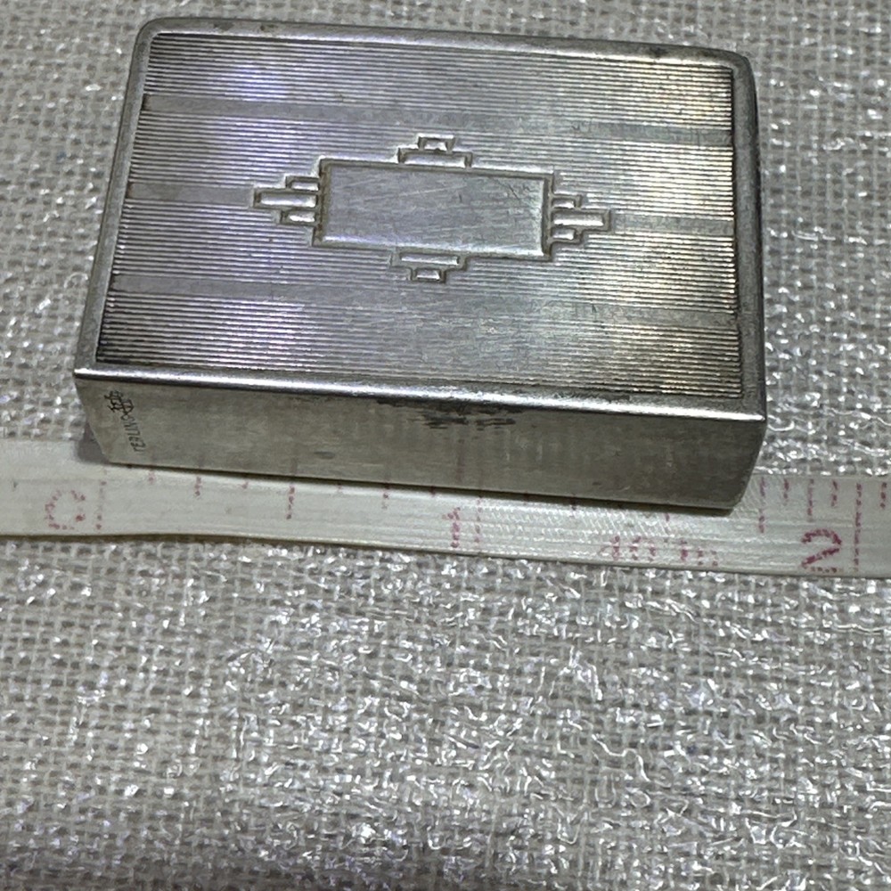 Antique Silver Matchbox Sleeve/Case