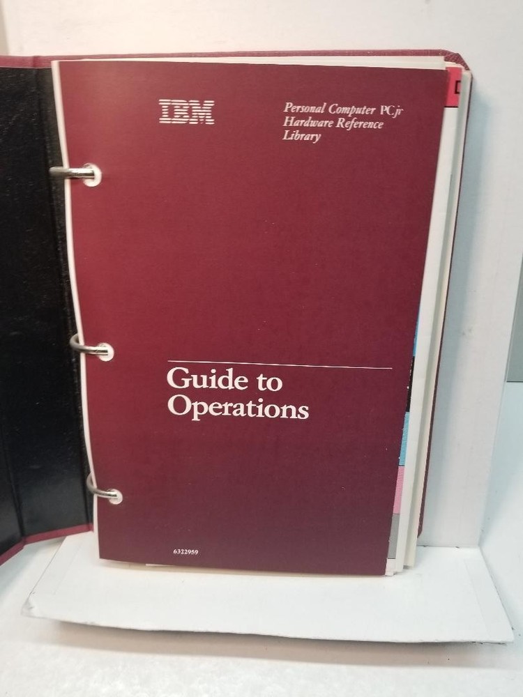 IBM Personal Computer Hardware Reference Library GUIDE TO OPERATIONS 1502292