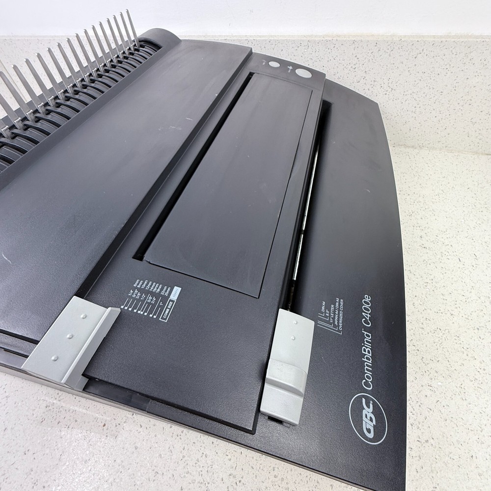 GBC C400e CombBind Hole Punch Comb Bind Booklet Maker