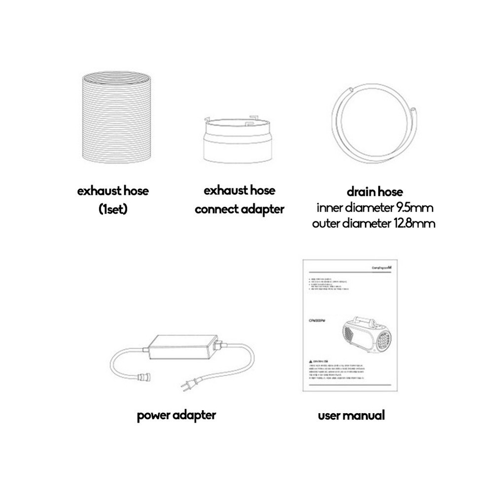 campingM portable air conditioner Convenient for outdoor activities