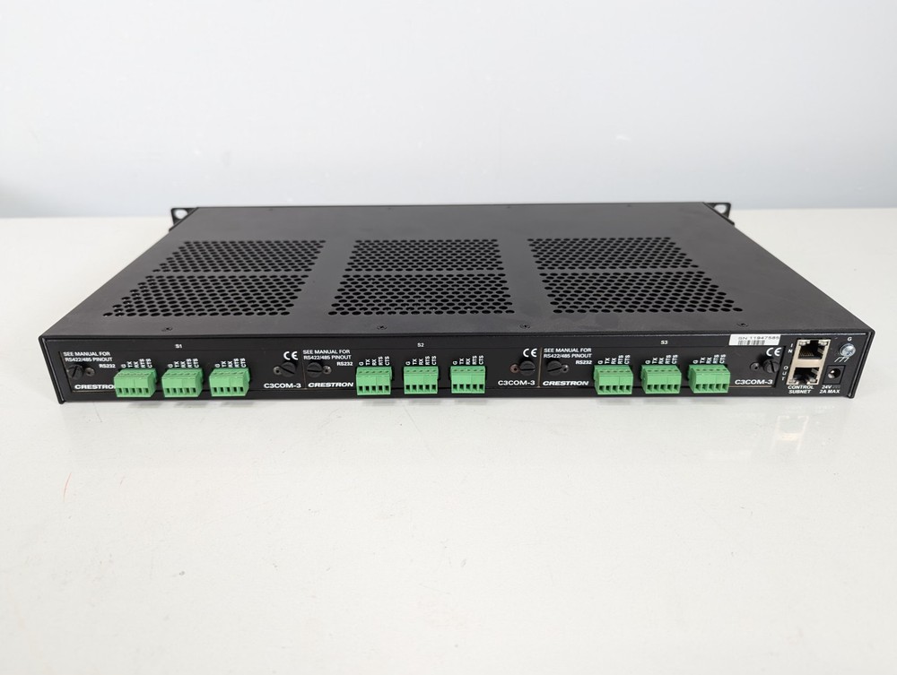 Crestron CEN-CI3-3 3-Series Card Interface w/ Three C3COM-3 Cards