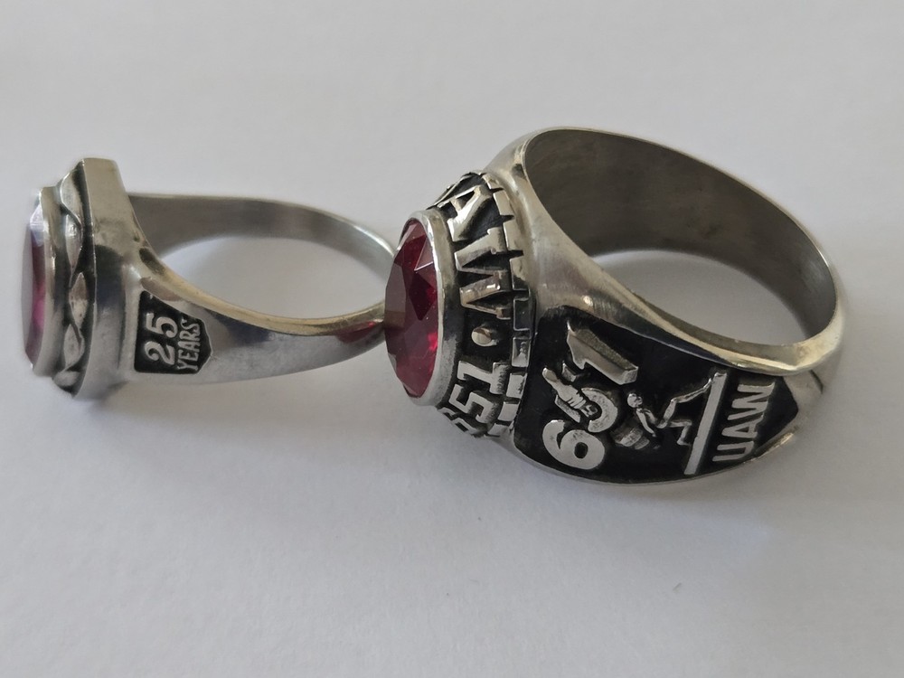 Vintage Set Rings. UAW