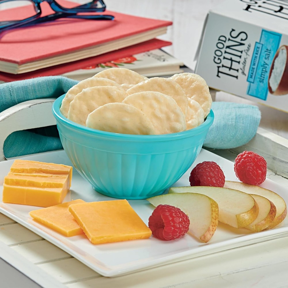 Enjoy Versatile Simply Salt Rice Crackers 3.5 oz - Perfect for Dips & Snacks