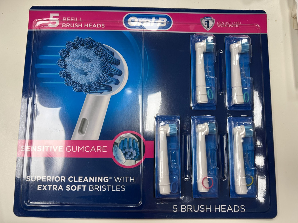 Oral-B Sensitive Replacement Electric Toothbrush Heads - 5 Count