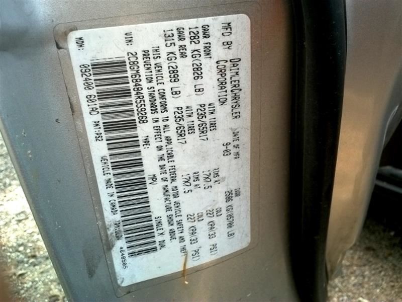 Wiper Transmission Fits 04-08 Pacifica 147343