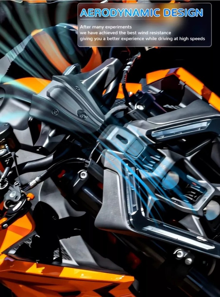 KTM 990 Duke 2024- Fly Screen Front Windshield ABS Carbon Look