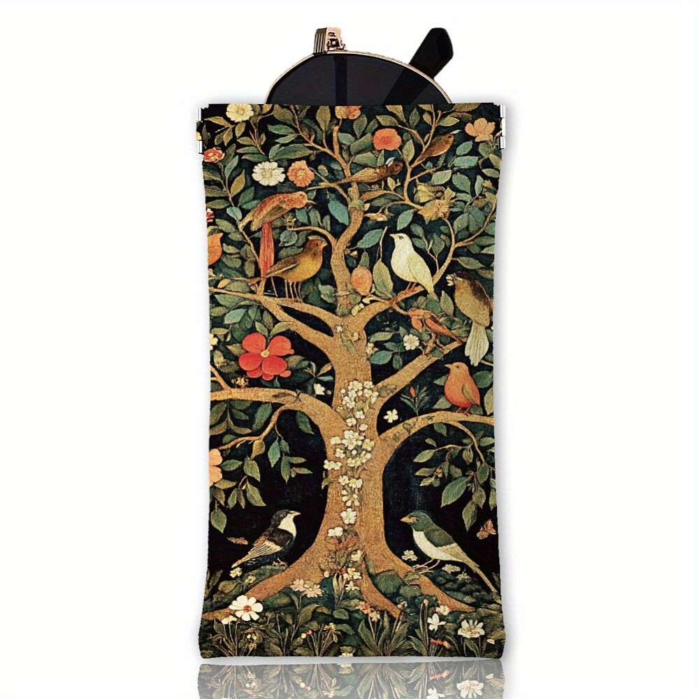 1pc PU Leather Rectangle Eyeglass Cases Eyeglass Sunglasses Protector