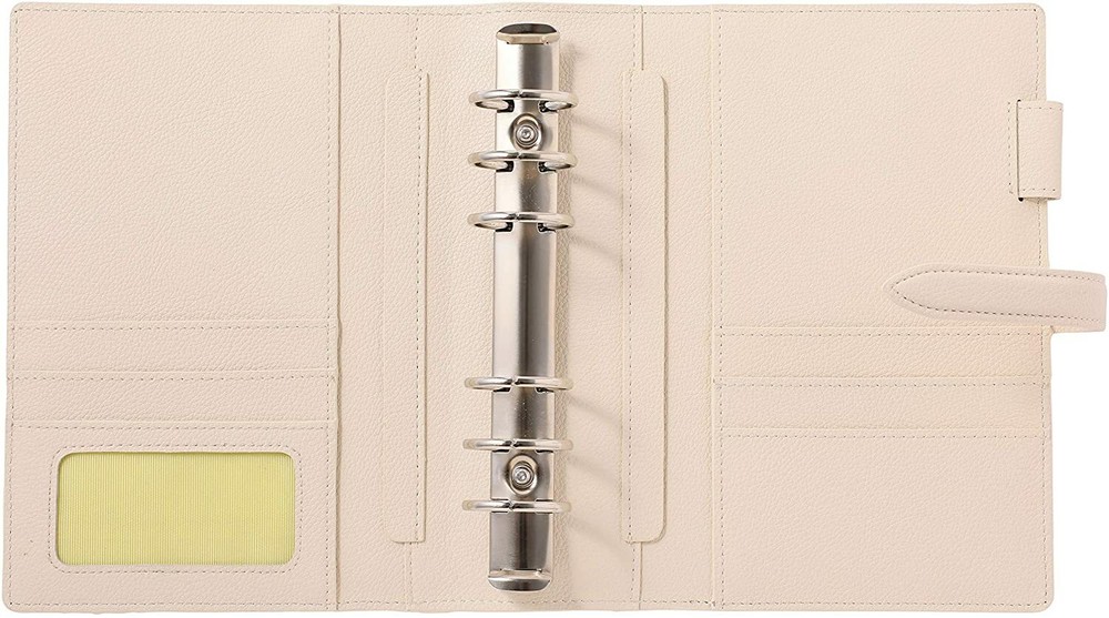Franklin Planner Compact size Light grayish binder Split Leather Bible Size