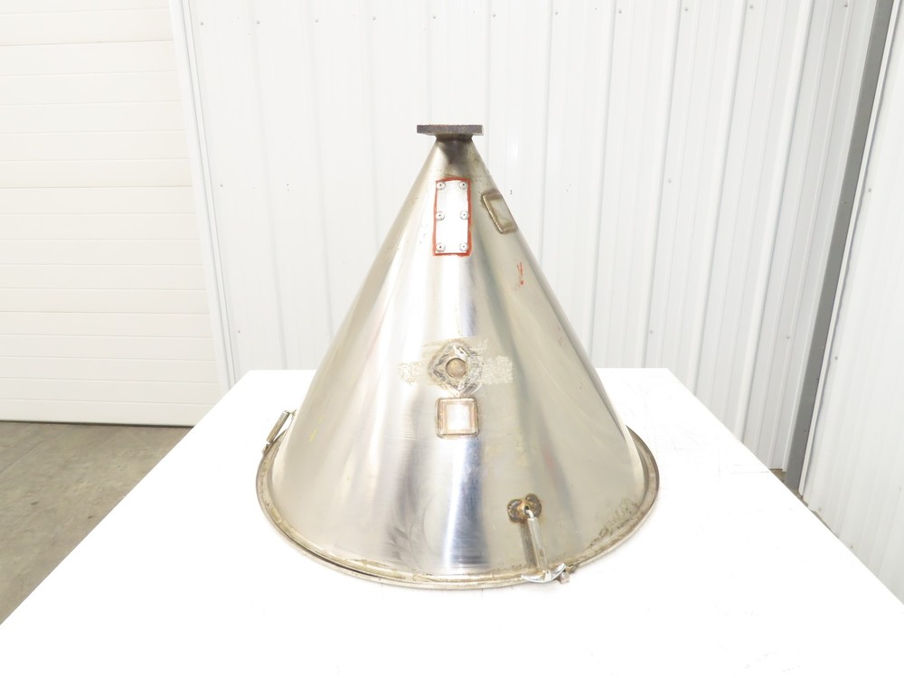 Stainless Vacuum Receiver Loader 30" Hopper 26 Gallon Injection Molding Plastic