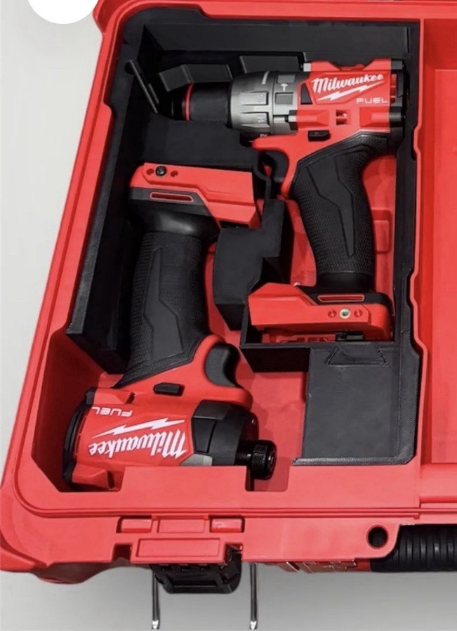 Milwaukee Packout Tool Organizer Red Stackable Foam Inserts Interior Tray