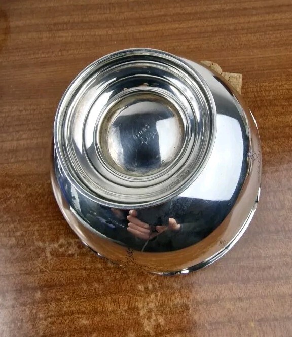 Vintage Solid Silver Bon Bon Bowl Antique