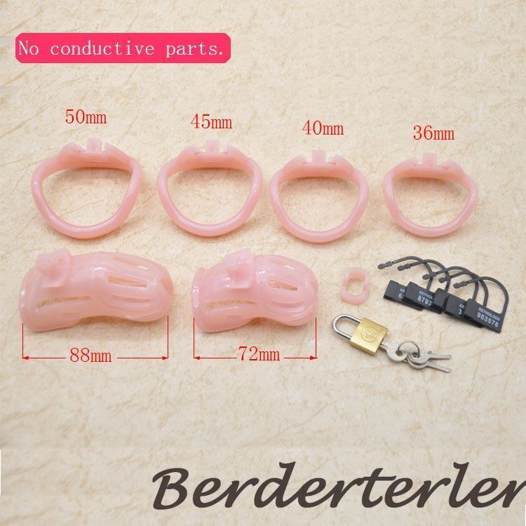 New Electric Chastity Device with Embedded Modular Design Padlock Constraint