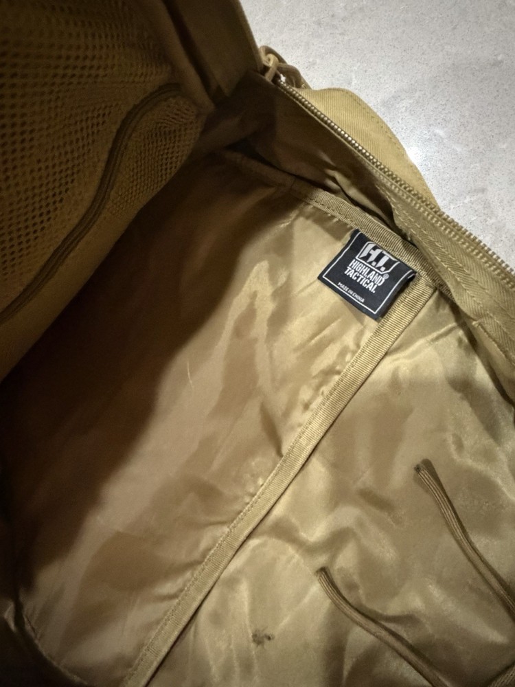 Highland Tactical Green Khaki Backpack