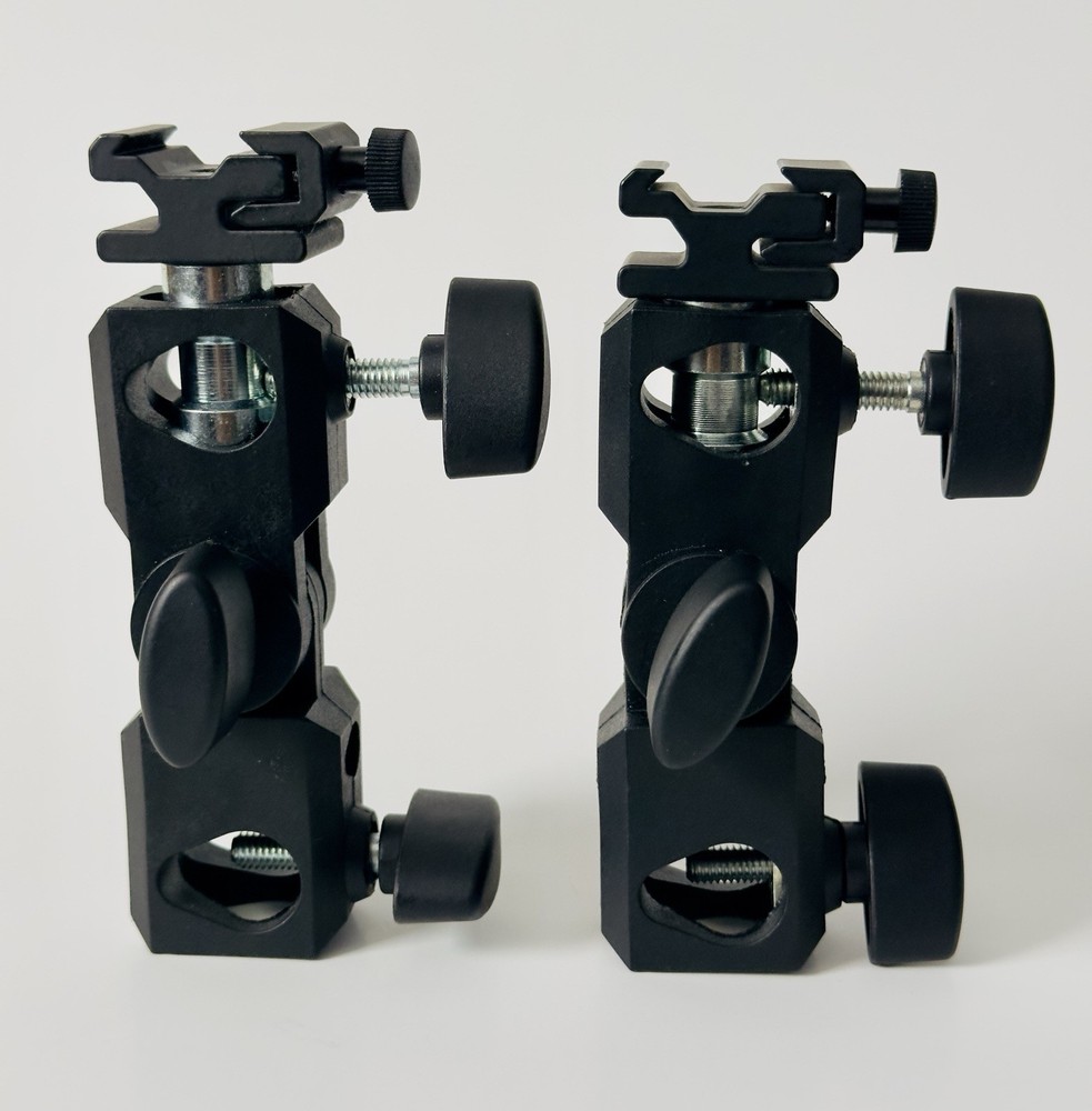 Generic Flash Bracket Swivel Umbrella Holder Studio Tilting (2 units)
