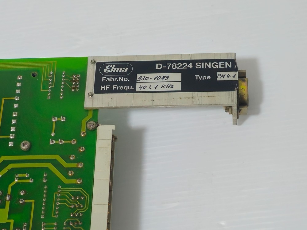 Elma PM 4.1 HF Generator Control Board Module 40kHz Industrial