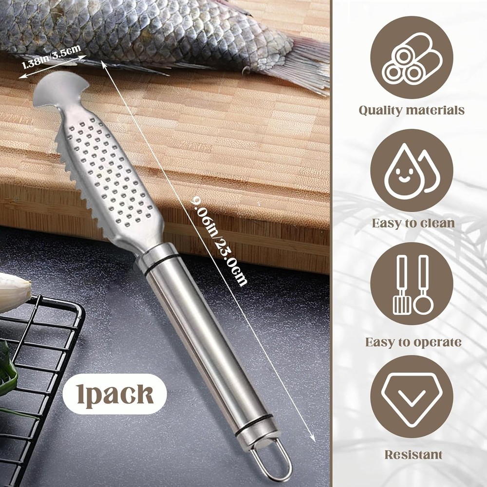 Stainless Steel Fish Scaler Remover Tool