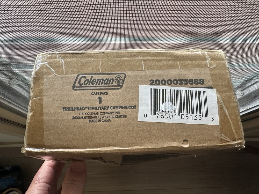Coleman Trailhead II Military Camping Cot (NIB)