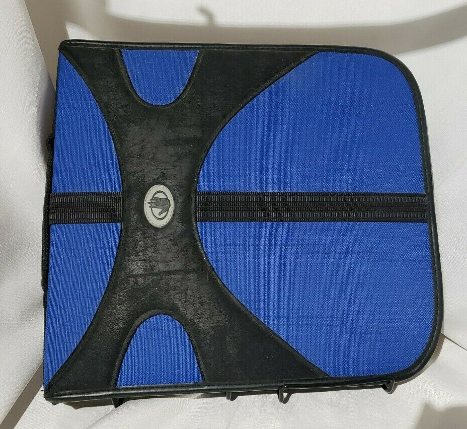16 Page CD Binder Blue & Black