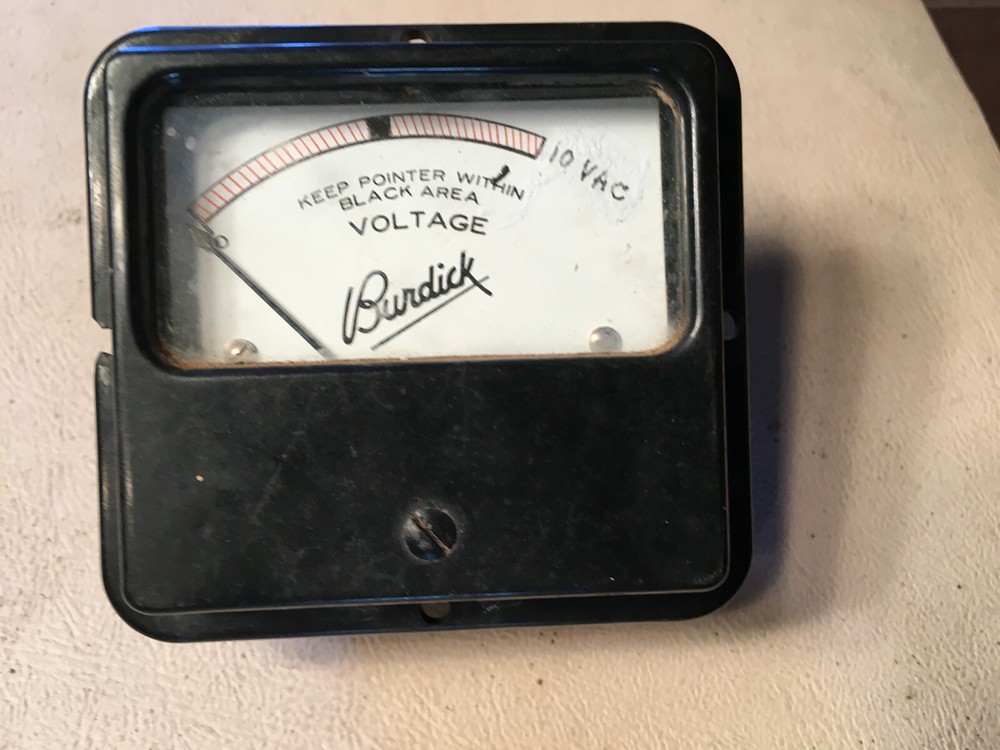 Burdick Voltage VAC Meter