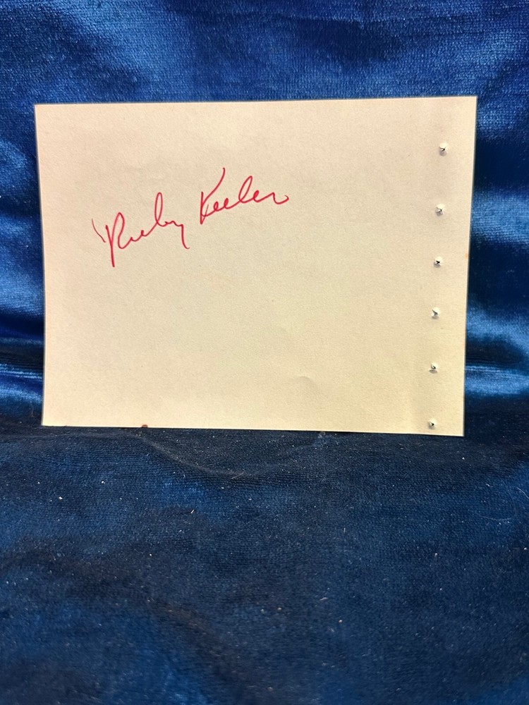 👀 Ruby Keeler "42nd Street" / Thomas ? Signed Autograph Album Page 👀