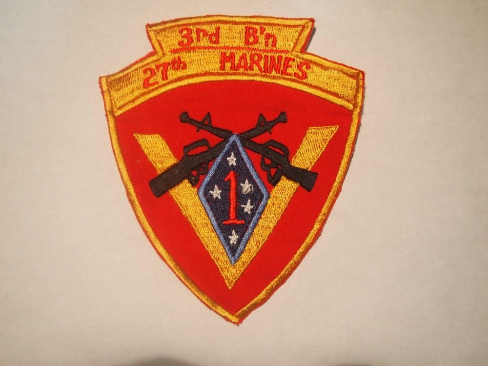 USMC Patch 3rd Battalion 27th Marines