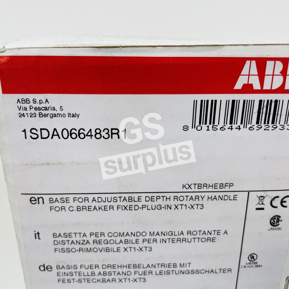 NEW ABB 1SDA066483R1 ROTARY HANDLE BASE