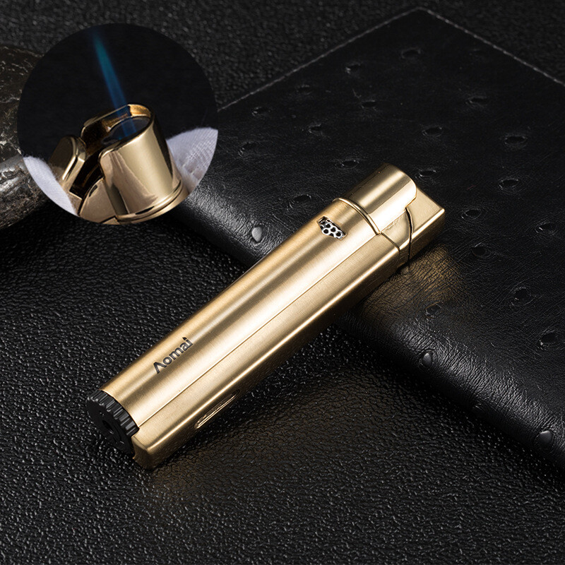 Windproof Jet Torch Lighter Refillable Butane Cigar Cigarette Lighter