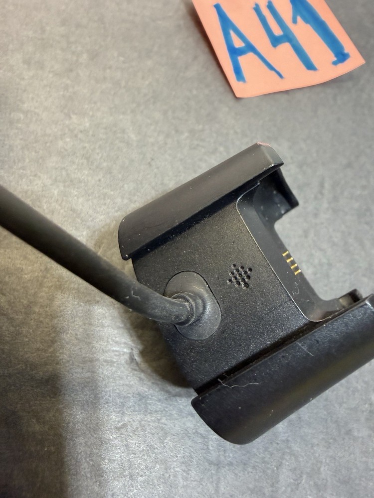 Fitbit Versa 2 Smart Watch USB Charging Cradle Dock -Black w/Snapon
