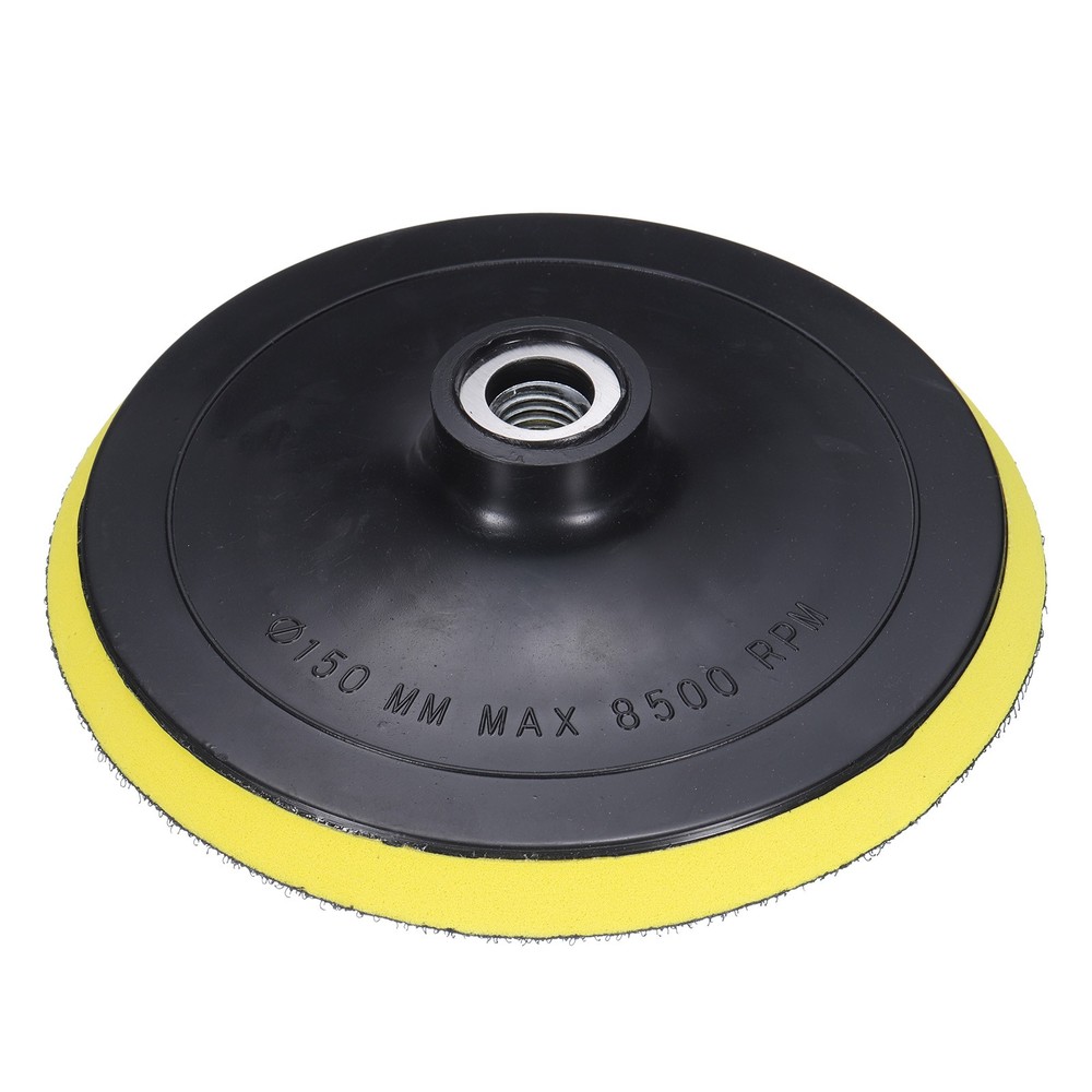 6" Hook and Loop Backing Sanding Pads with M14 Thread, Y + B 1Pcs